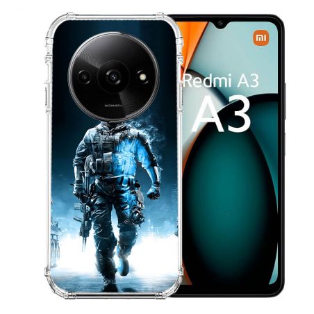 Coque Renforcée Pour Xiaomi Redmi A3 Call Of Duty Guerrier