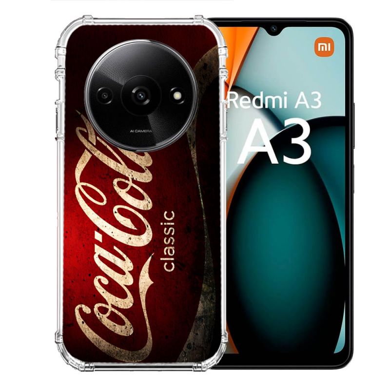 Coque Renforcée Pour Xiaomi Redmi A3 Coca Cola Classique