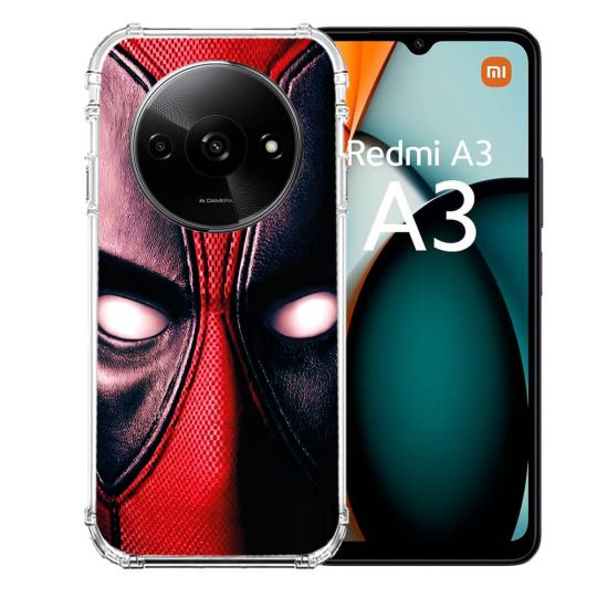 Coque Renforcée Pour Xiaomi Redmi A3 Deadpool Yeux
