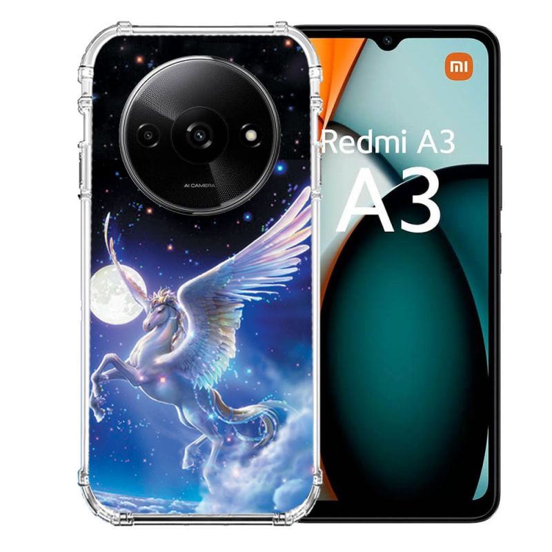 Coque Renforcée Pour Xiaomi Redmi A3 Fantastique Licorne Céleste