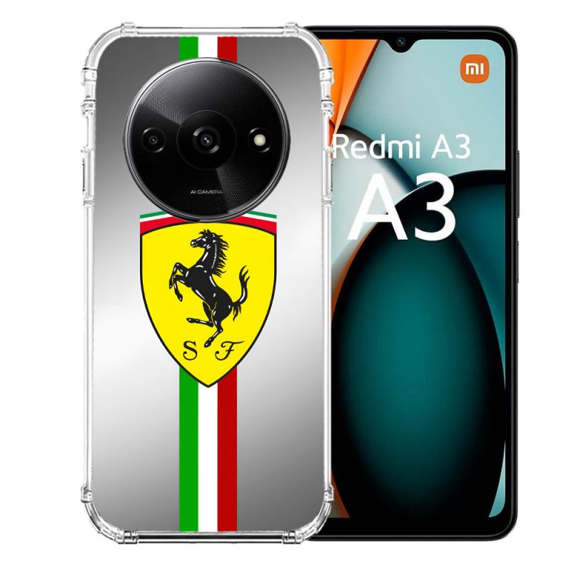 Coque Renforcée Pour Xiaomi Redmi A3 Ferrari Ligne
