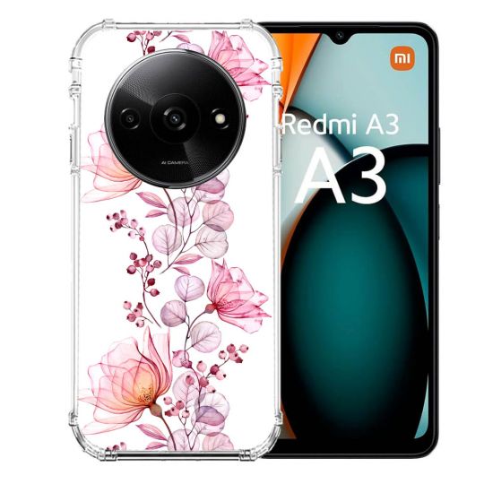 Coque Renforcée Pour Xiaomi Redmi A3 Fleur Eclosion