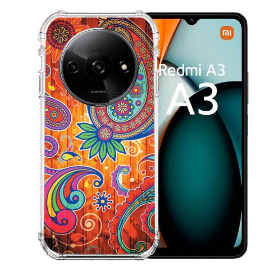 Coque Renforcée Pour Xiaomi Redmi A3 Fleur Psychedelic