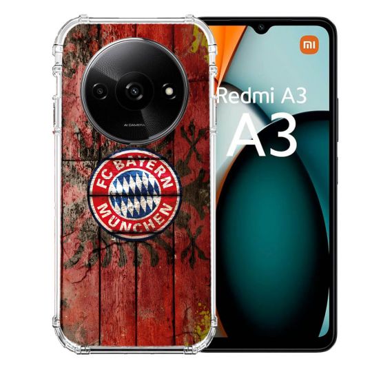 Coque Renforcée Pour Xiaomi Redmi A3 Foot Bayern Munich Drapeau