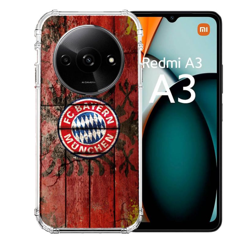 Coque Renforcée Pour Xiaomi Redmi A3 Foot Bayern Munich Drapeau