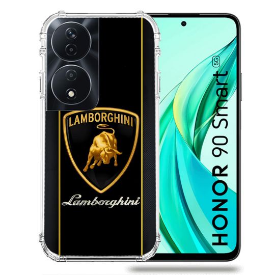 Coque Renforcée Pour Honor 90 Smart 5G Lamborghini Carbone