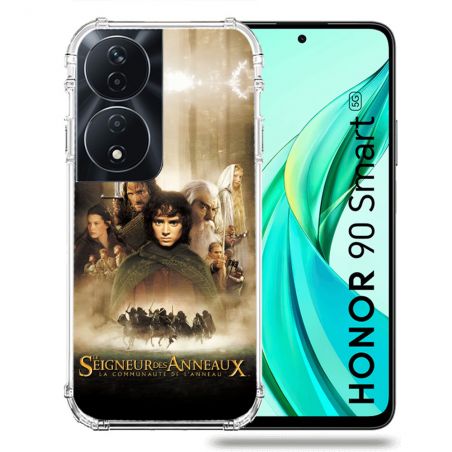 Coque Renforcée Pour Honor 90 Smart 5G Le seigneur Des Anneaux Affiche