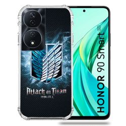 Coque Renforcée Pour Honor 90 Smart 5G Manga Attaque Titans Noir