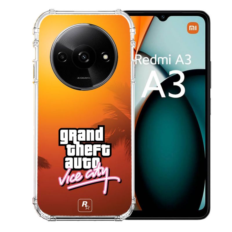 Coque Renforcée Pour Xiaomi Redmi A3 GTA Vice City