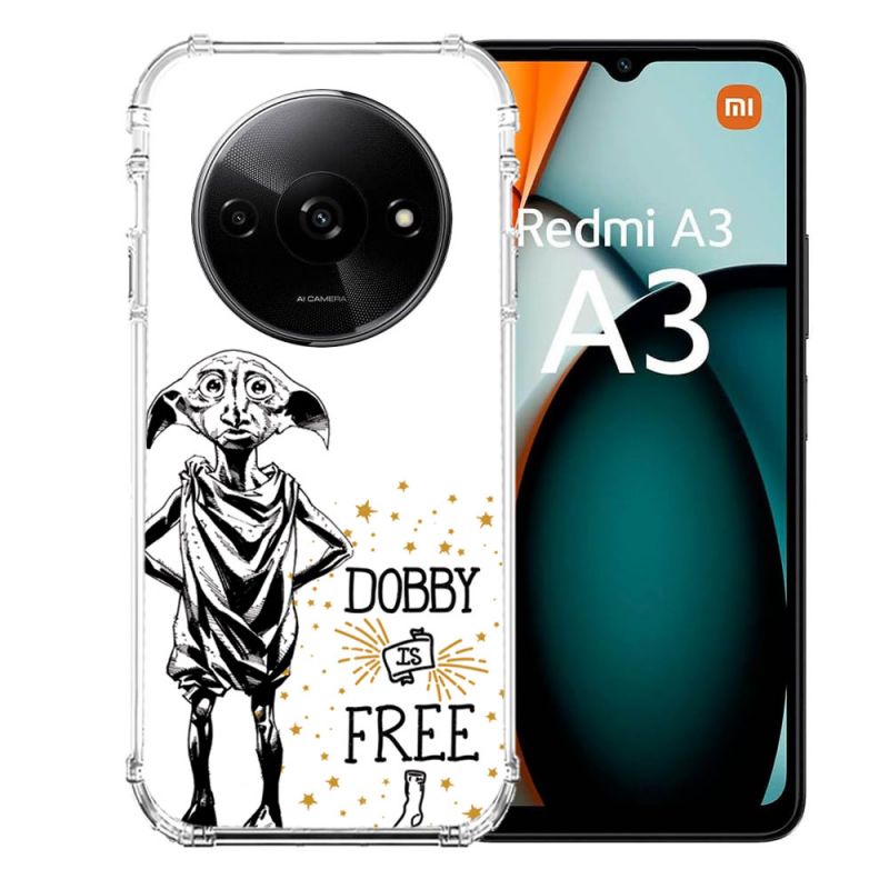 Coque Renforcée Pour Xiaomi Redmi A3 Harry Potter Dobby Free Blanc