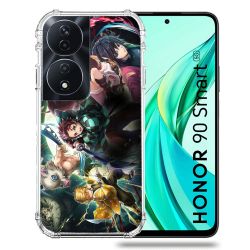 Coque Renforcée Pour Honor 90 Smart 5G Manga Demon Slayer Groupe