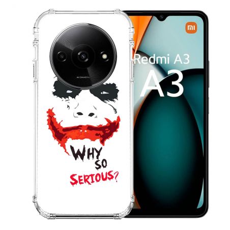 Coque Renforcée Pour Xiaomi Redmi A3 Joker Blanc