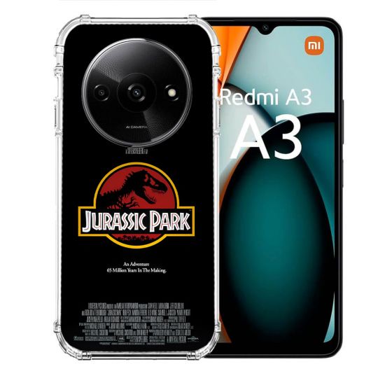 Coque Renforcée Pour Xiaomi Redmi A3 Jurassik Park Affiche