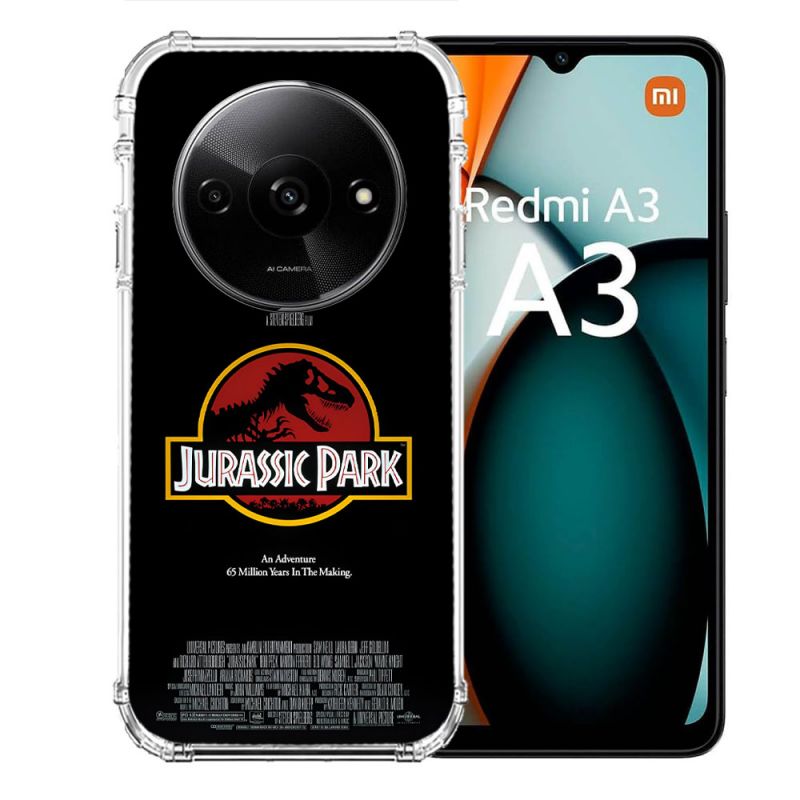 Coque Renforcée Pour Xiaomi Redmi A3 Jurassik Park Affiche