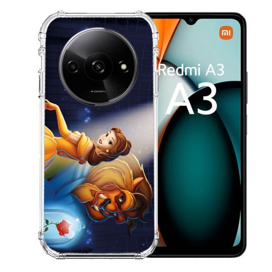 Coque Renforcée Pour Xiaomi Redmi A3 La Belle et La Bête