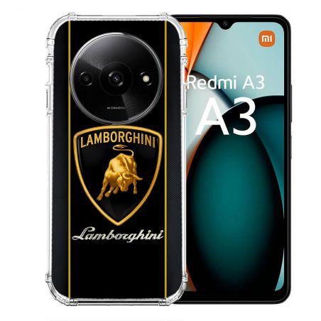 Coque Renforcée Pour Xiaomi Redmi A3 Lamborghini Carbone