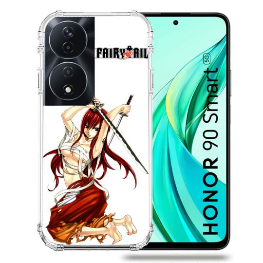 Coque Renforcée Pour Honor 90 Smart 5G Manga Fairy Tail Erza