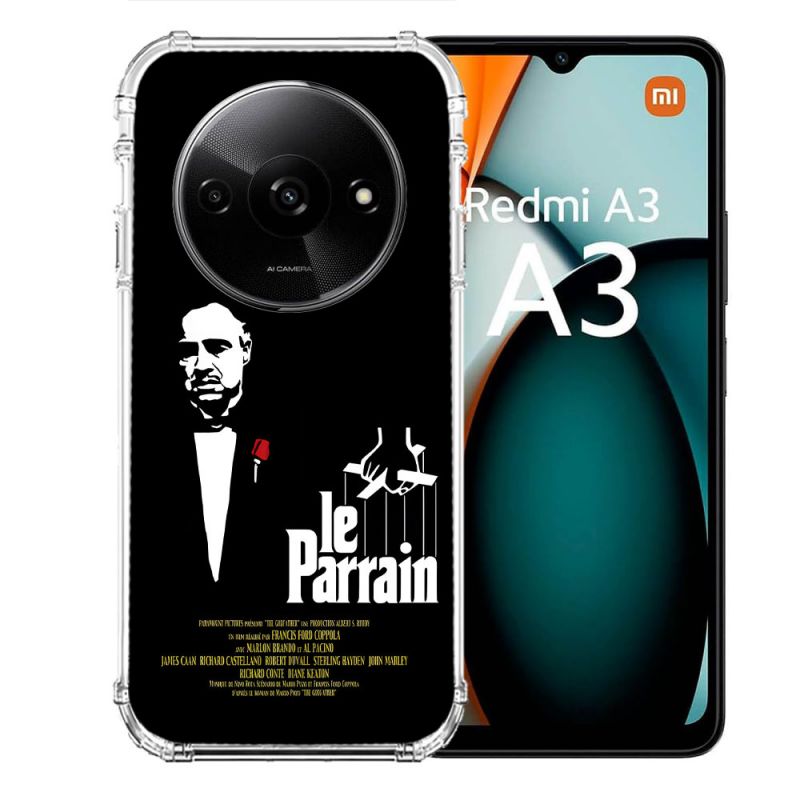 Coque Renforcée Pour Xiaomi Redmi A3 Le Parrain Affiche