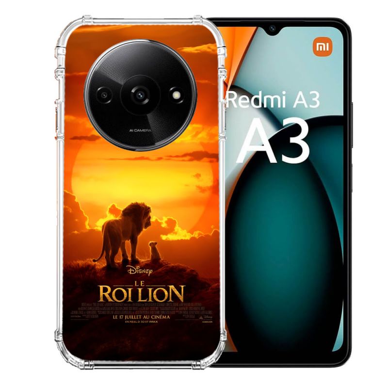 Coque Renforcée Pour Xiaomi Redmi A3 Le Roi Lion Affiche