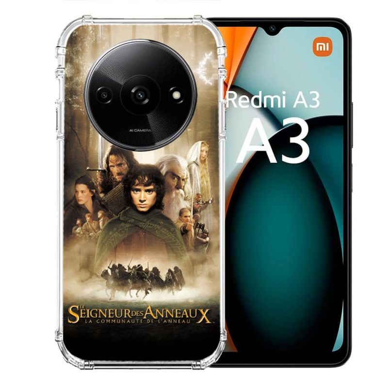 Coque Renforcée Pour Xiaomi Redmi A3 Le seigneur Des Anneaux Affiche