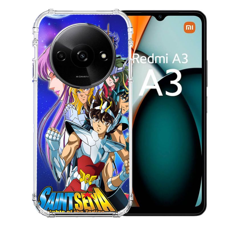 Coque Renforcée Pour Xiaomi Redmi A3 Les Chevaliers Du Zodiaque
