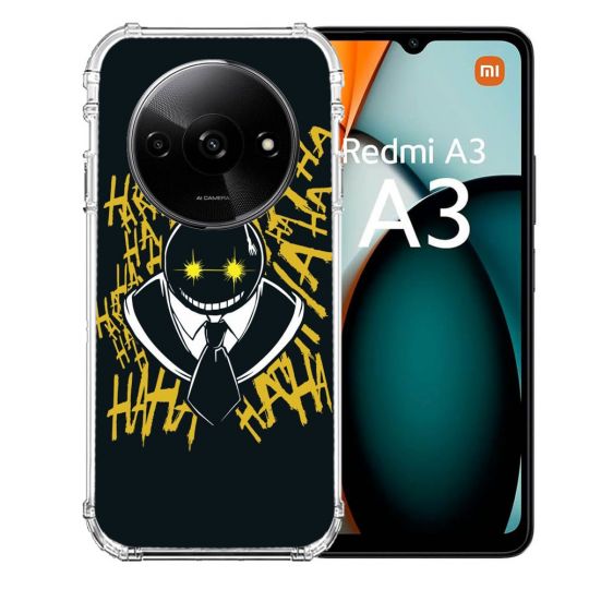 Coque Renforcée Pour Xiaomi Redmi A3 Manga Assassination Classroom Kuro Noir