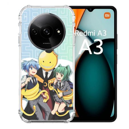 Coque Renforcée Pour Xiaomi Redmi A3 Manga Assassination Classroom Kuro Trio