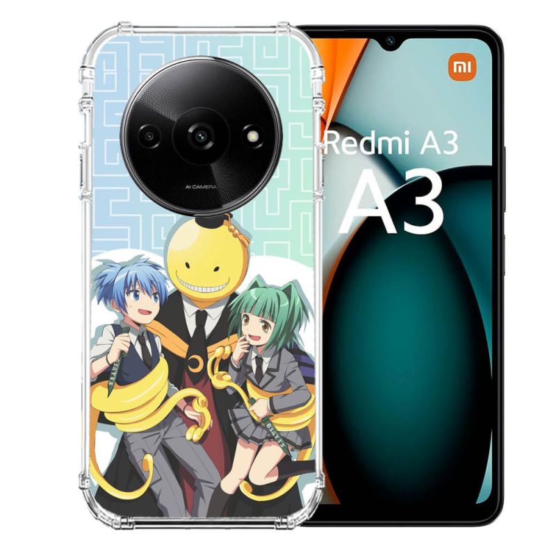 Coque Renforcée Pour Xiaomi Redmi A3 Manga Assassination Classroom Kuro Trio