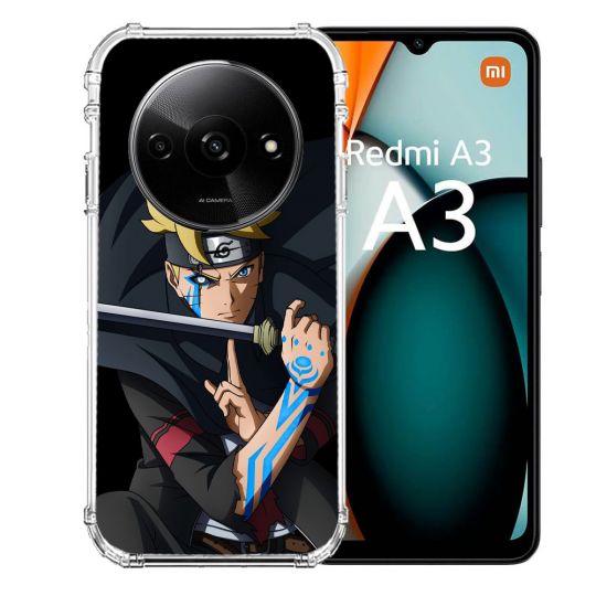 Coque Renforcée Pour Xiaomi Redmi A3 Manga Boruto Tatouage