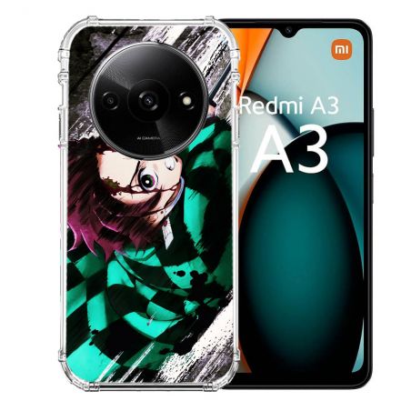 Coque Renforcée Pour Xiaomi Redmi A3 Manga Demon Slayer Tanjiro