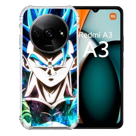 Coque Renforcée Pour Xiaomi Redmi A3 Manga Dragon Ball Gogeta Visage