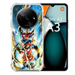 Coque Renforcée Pour Xiaomi Redmi A3 Manga Dragon Ball Sangoku Blanc