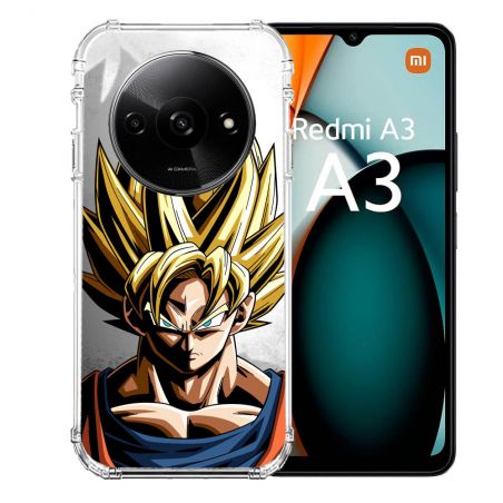 Coque Renforcée Pour Xiaomi Redmi A3 Manga Dragon Ball Sangoku Portrait