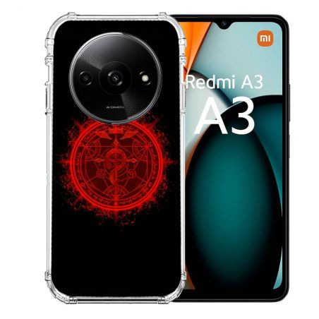Coque Renforcée Pour Xiaomi Redmi A3 Manga Fullmetal Alchemist Logo