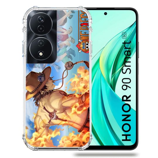 Coque Renforcée Pour Honor 90 Smart 5G Manga One Piece Ace Color