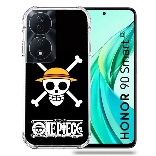 Coque Renforcée Pour Honor 90 Smart 5G Manga One Piece Tete de Mort