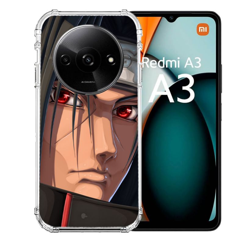 Coque Renforcée Pour Xiaomi Redmi A3 Manga Naruto Itachi Visage