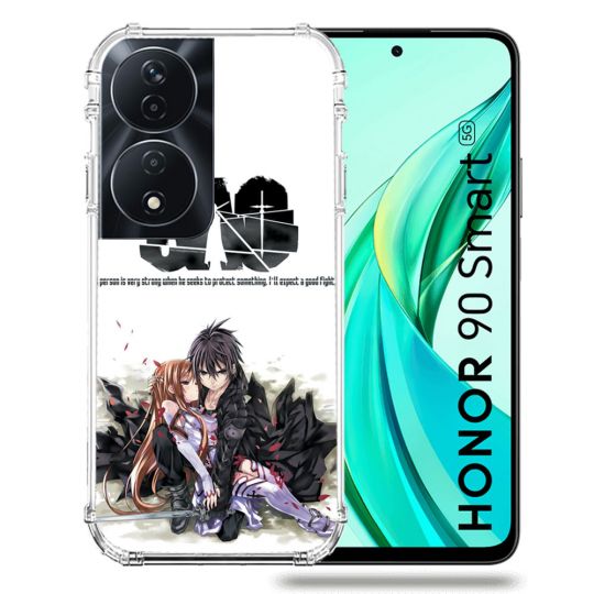 Coque Renforcée Pour Honor 90 Smart 5G Manga SAO sword Art Online Blanc