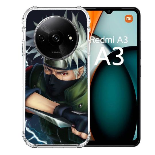 Coque Renforcée Pour Xiaomi Redmi A3 Manga Naruto Kakashi