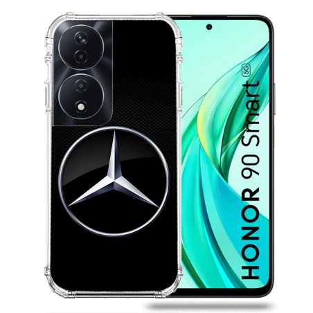 Coque Renforcée Pour Honor 90 Smart 5G Mercedes Carbone