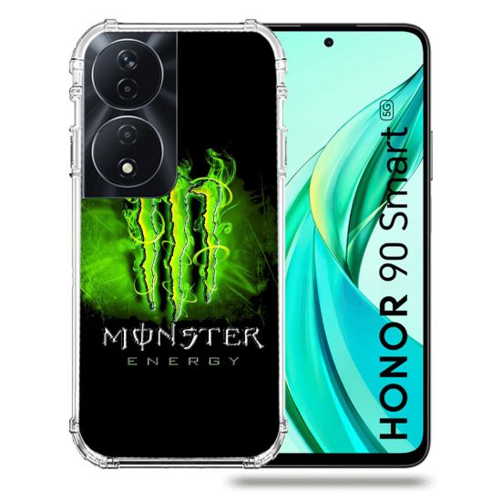 Coque Renforcée Pour Honor 90 Smart 5G Monster Energy Vert