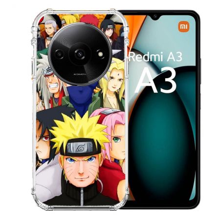 Coque Renforcée Pour Xiaomi Redmi A3 Manga Naruto Team