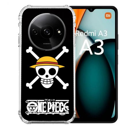 Coque Renforcée Pour Xiaomi Redmi A3 Manga One Piece Tete de Mort