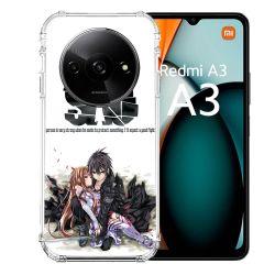 Coque Renforcée Pour Xiaomi Redmi A3 Manga SAO sword Art Online Blanc