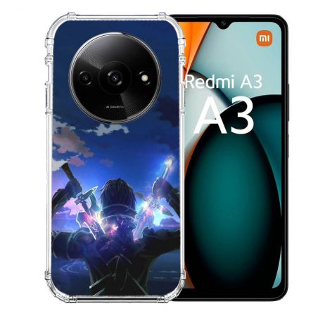Coque Renforcée Pour Xiaomi Redmi A3 Manga SAO sword Art Online Epee