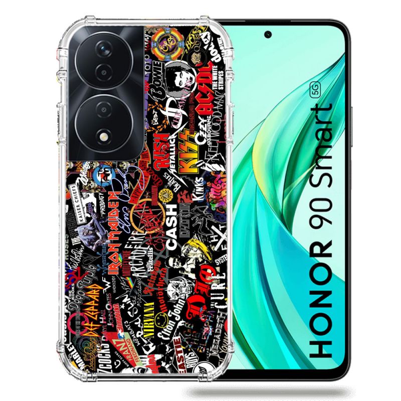 Coque Renforcée Pour Honor 90 Smart 5G Musique Rock Groupe
