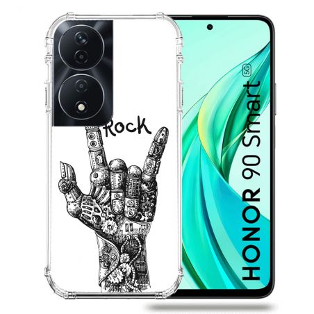 Coque Renforcée Pour Honor 90 Smart 5G Musique Rock Main
