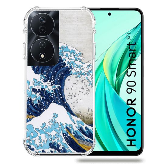 Coque Renforcée Pour Honor 90 Smart 5G Peinture La Grande Vague