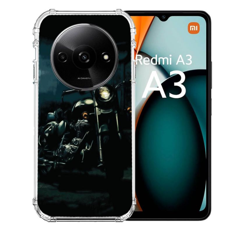 Coque Renforcée Pour Xiaomi Redmi A3 Moto Harley Vintage
