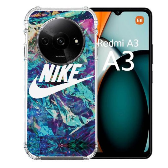 Coque Renforcée Pour Xiaomi Redmi A3 Nike Turquoise